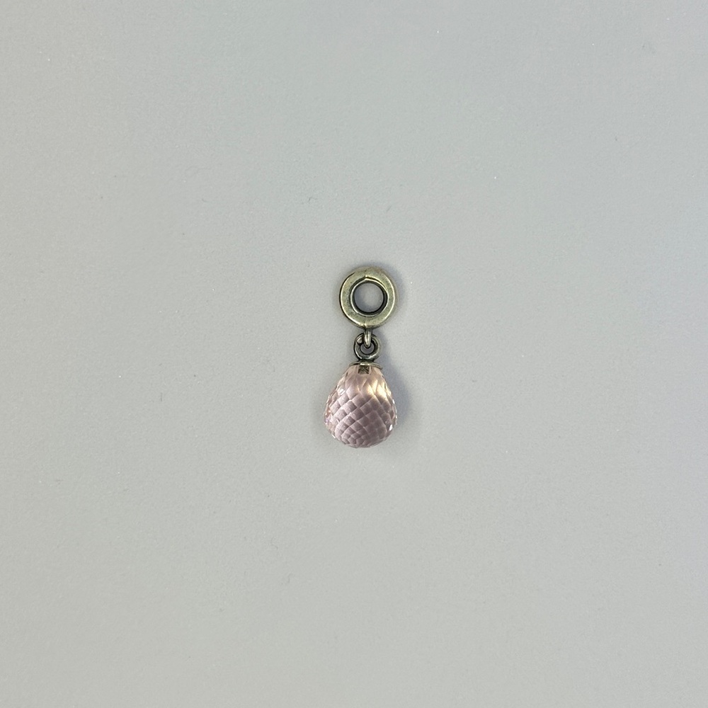 Pandora Purple Faceted Beauty Murano Glass Charm / Pendant